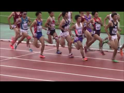 2018関西学生新人陸上競技選手権大会　男子1500ｍ決勝