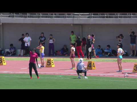 20170519群馬県高校総体陸上女子200m予選1組