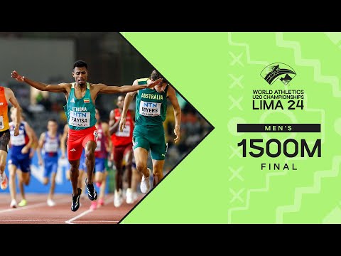 Shock finish as Fayisa 🇪🇹 beats Myers 🇦🇺 over 1500m | World Athletics U20 Championships Lima 2024