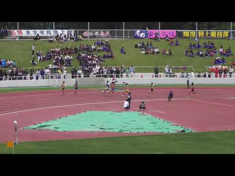 H30　千葉県高校総体　男子200m　予選7組