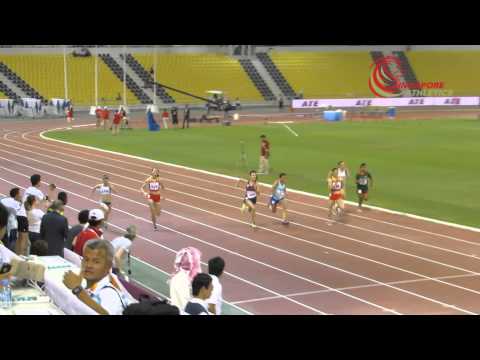100m Girls Final - 2015 Asian Youth Athletics Championships