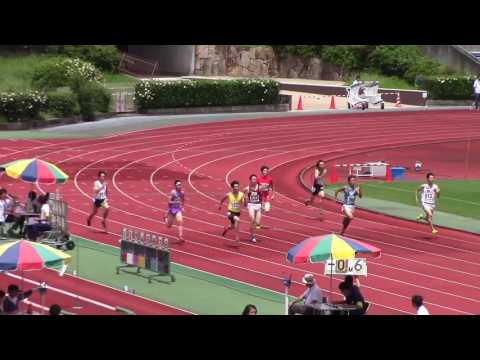 2016 西日本学生陸上 男子200m予選10