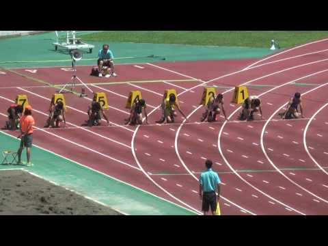 H29　千葉県中学総体　2年男子100m　準決勝2組