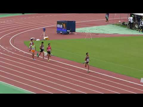 男子800m予選3組　U18日本選手権R01