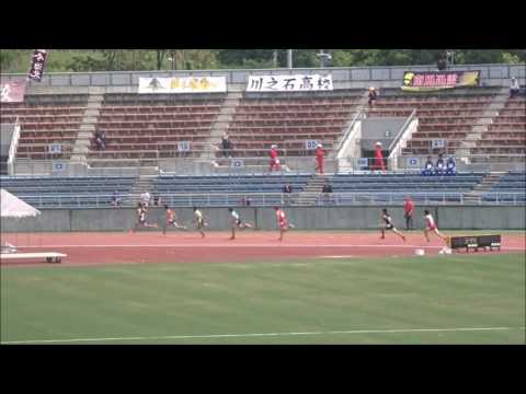 200m男子（予選3組2着＋2） ～愛媛県高校総体2017・陸上競技～