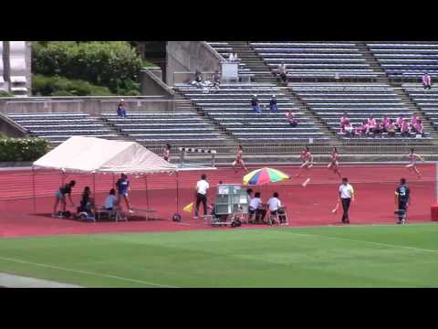 2016 西日本学生陸上 女子200m予選11