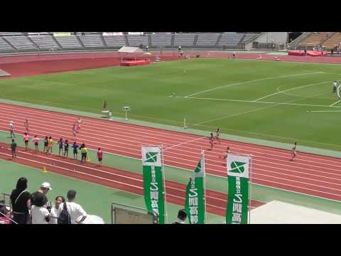 2017京都陸上選手権　女子4×100mリレー予選1組