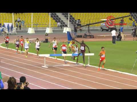 2000m Steeplechase Boys Final - 2015 Asian Youth Athletics Championships