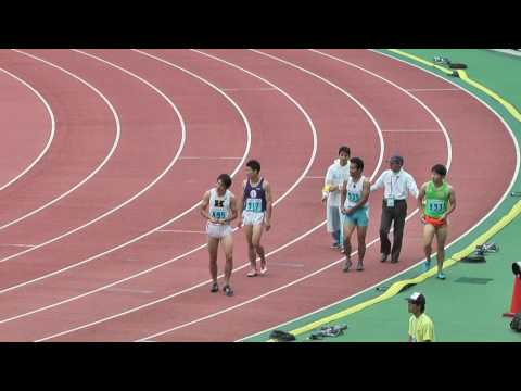 H29　関カレ　男子3部　100m　1組