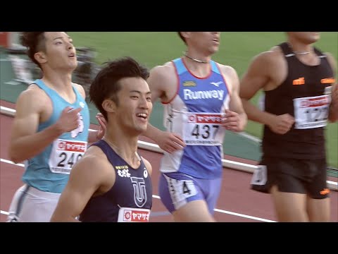 【第107回日本選手権】男子 100ｍ 予選2組