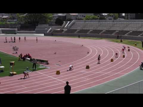 20170430群馬高校総体中北部地区予選女子400m1組