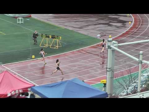 H29　六大学対校　女子OP100m