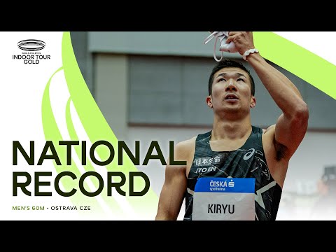 🇯🇵&#039;s Kiryu breaks 60m national record | World Indoor Tour 2024