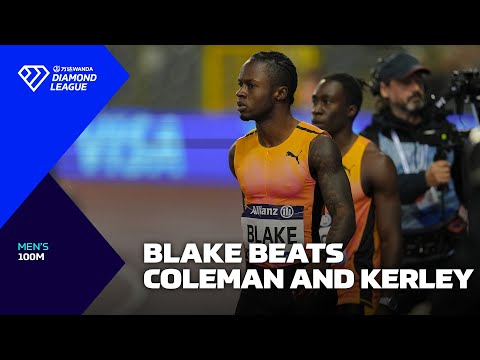 Ackeem Blake beats Coleman and Kerley in 100m final - Wanda Diamond League 2024