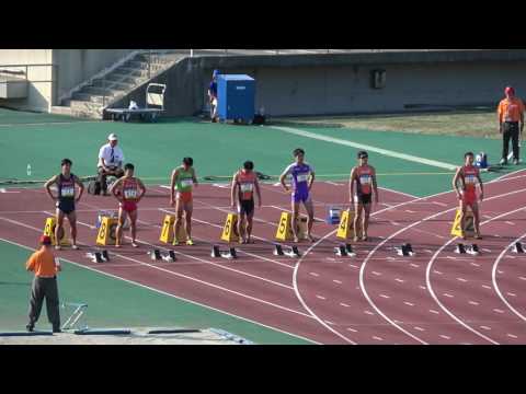 2017NANBU Memorial Men&#039;s100m A-final Yusuke UOZATO10.25(+1.3) 魚里勇介 馬場友也 白石黄良々