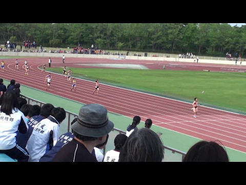 2017 茨城県高校総体陸上 女子4x100mR準決勝1組