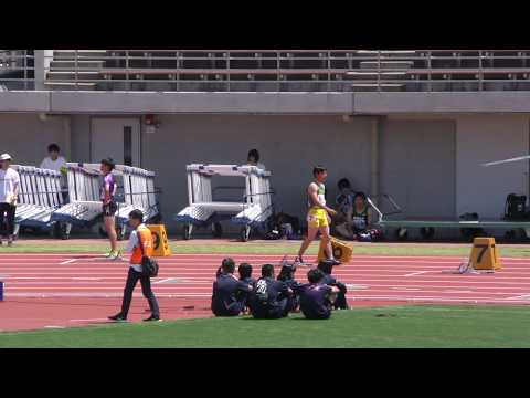 20170519群馬県高校総体陸上男子200m予選4組