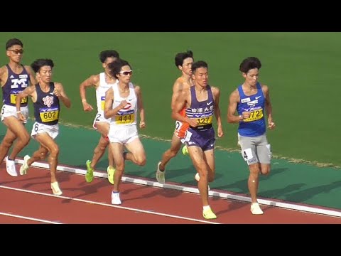 男子1500m決勝 全日本インカレ陸上2022