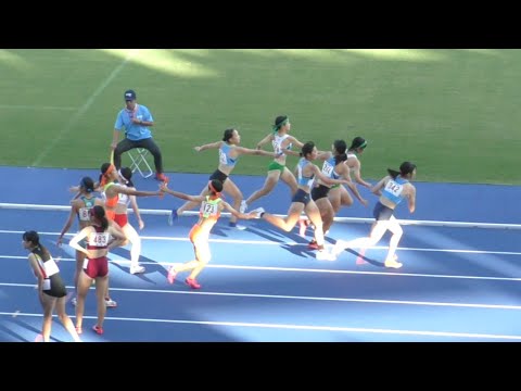 予選 共通女子4×400mR 近畿高校ユース陸上2024