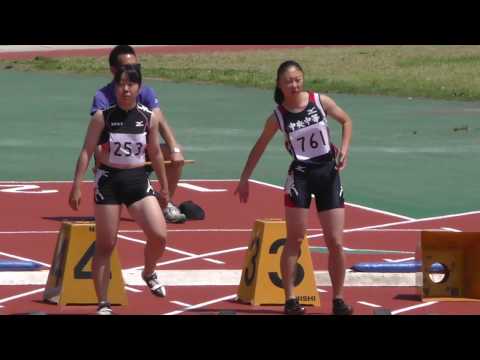 20170519群馬県高校総体陸上女子100m予選10組