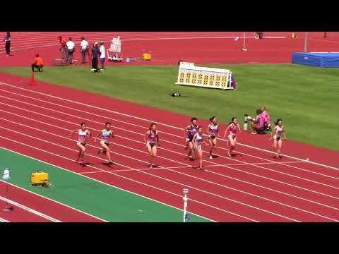 2017 全日本インカレ陸上 女子100m予選1～7