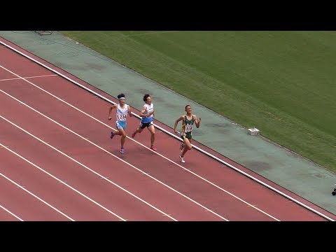 近畿インターハイ 男子4×400mリレー予選1-3組 2019.6 摂津/茨木/社