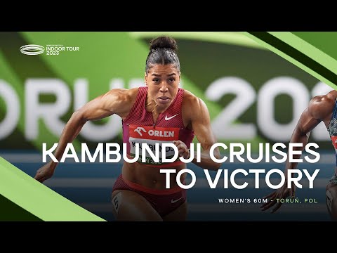 Kambundji beats Swoboda over 60m 😤 | World Indoor Tour 2023