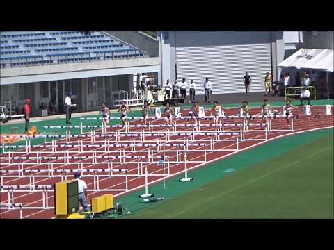 女子100mハードル予選　～第2回愛媛陸上競技協会強化記録会～