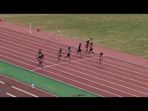 2018 第1回県記録会 中学女子100m5組