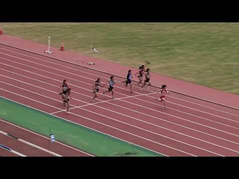 2018 第1回県記録会 中学女子100m5組