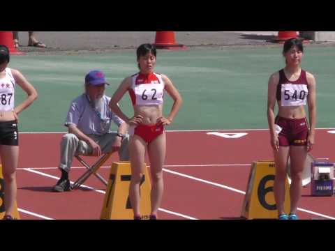 20170520群馬県高校総体陸上女子100mH予選3組