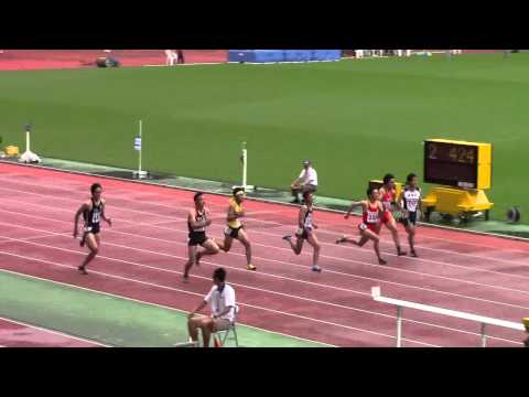2015 東海高校総体 男子100m 準決勝1