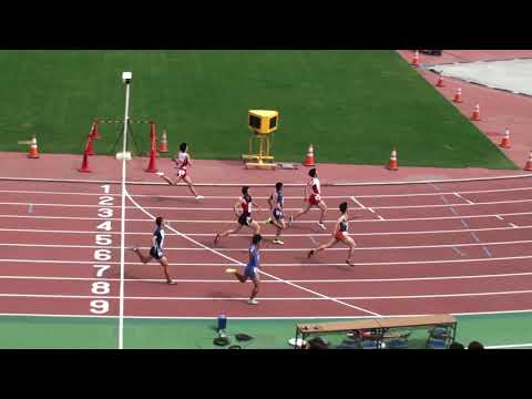 2018 茨城県高校総体陸上 男子200m決勝