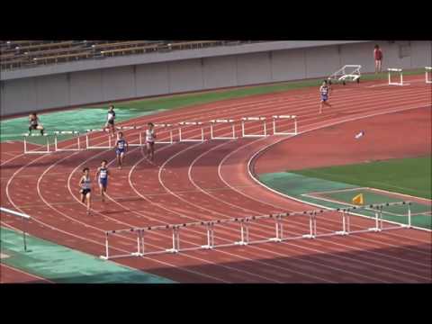 寺本陸選手（高知大）男子400mハードルタイムレース2組、1着：53秒57　～四国インカレ2017～