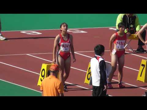 女子100mH_決勝A組_第49回北海道高体連札幌支部新人陸上20170819