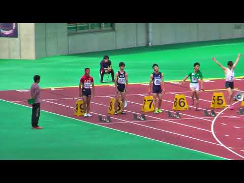 H30年度 学校総合 埼玉県大会 男子100m 準決勝1組