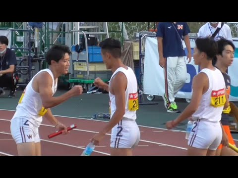 大学生の熱い戦い！男子4×400mR決勝 トワイライト・ゲームス陸上2022