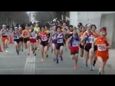 20180127北九州市中学校新人駅伝　女子1区スタート　Ekiden Championship in Kita-Kyushu City by 7th-8th Grade Girls (1)