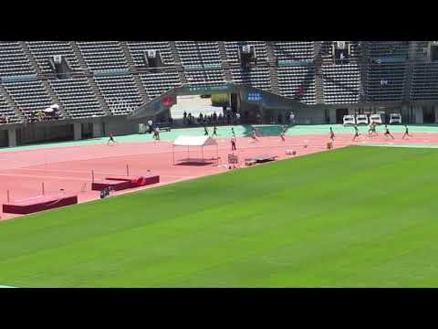 18年6月2日熊本県高校総体　男子4x100m予選6組