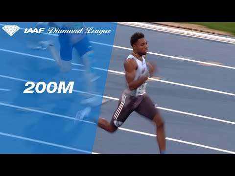 Noah Lyles bests Usain Bolt&#039;s meeting record over 200m in Paris - IAAF Diamond League 2019