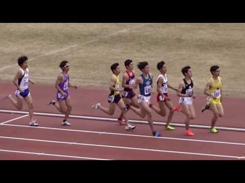 第65回大阪学生陸上競技選手権大会　男子1500ｍ予選3組