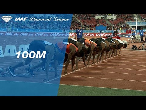 Christian Coleman 9.98 Wins Men&#039;s 100m - IAAF Diamond League Rabat 2018