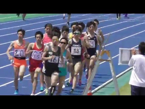 【頑張れ中大】日体大記録会1500ｍ8組 石田光輝(中大2018年度新入生) 2016.5.14