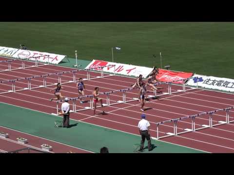 FUSE SPRINT2017 Women&#039;s100mH finals heat2 Ayako KIMURA12.99(+3.7) 木村文子紫村仁美清山ちさと