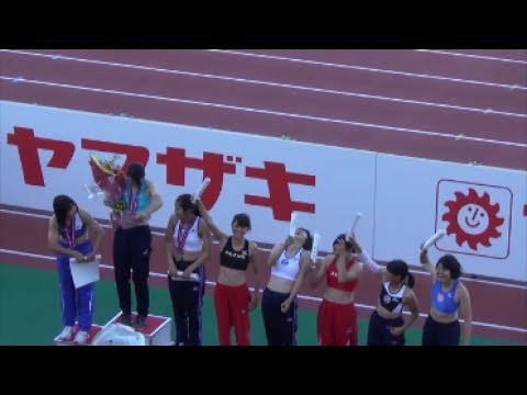 日本陸上混成競技2017 U20女子七種競技 表彰式