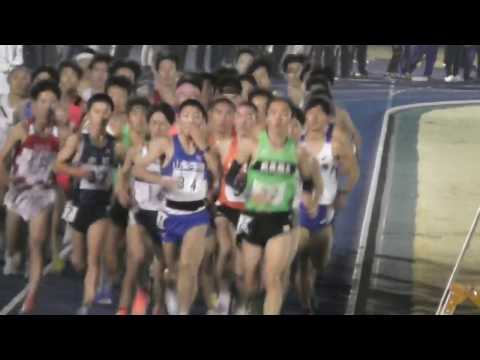 日体大記録会5000ｍ 43組 手島駿(中大2018年度新入生) 2016.12.4