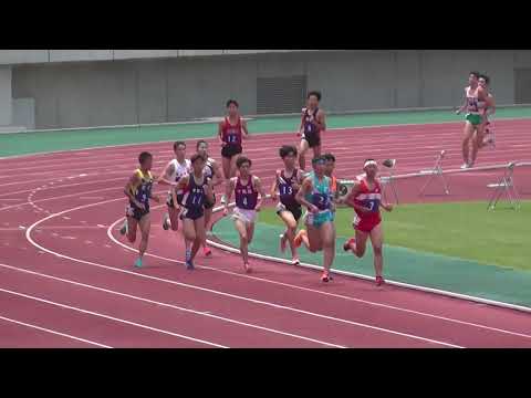 ２０１８　山口県高校総体陸上　男子１５００ｍ　予選１組