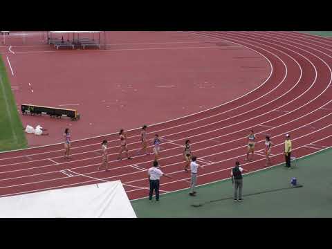 女子200m 予選1組　関東学生新人 R01