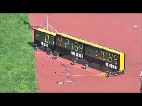 H29　千葉県高校総体　男子100m　決勝