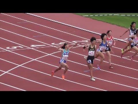 全国中学陸上2016 女子100mH決勝